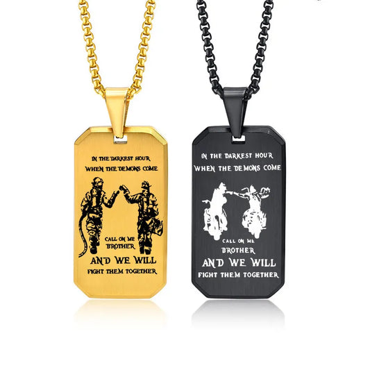 BrotherBond | Symboliseer eeuwige broederschap met een te personaliseren, tijdloos dog tag