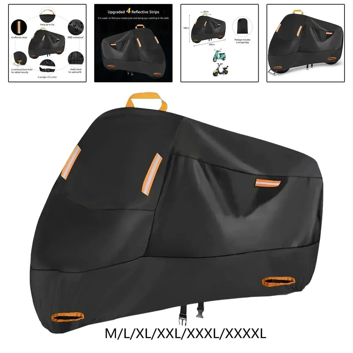 Motorfiets Afdekzeil – Waterdicht & UV-bestendig voor motorfietsen en scooters