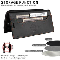 RFID Flip Kunstleer Samsung S25/S24/S23 Magnetische Portemonnee Hoes