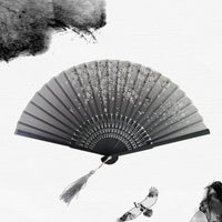 Traditionele Japanse Stijl Bloemen Handventilator