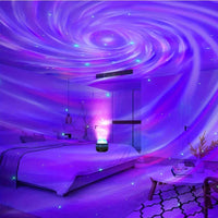 Polariva Noorderlicht Projector | Muzieksynchronisatie & Afstandsbediening | RGB Sfeerverlichting | USB Opladen | 7,8×7,8×8,7 cm