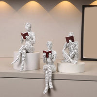 Stijlvol Decoratief Beeld met Leesontwerp voor Inspirerende Interieurdecoratie