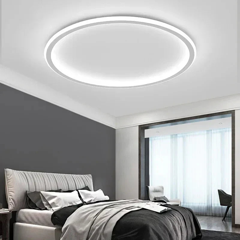 Moderne LED-plafondlamp in cirkelvorm