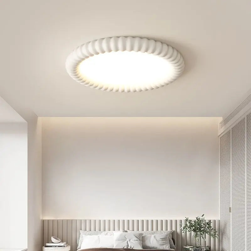 Moderne plafondlamp LED met decoratieve rand