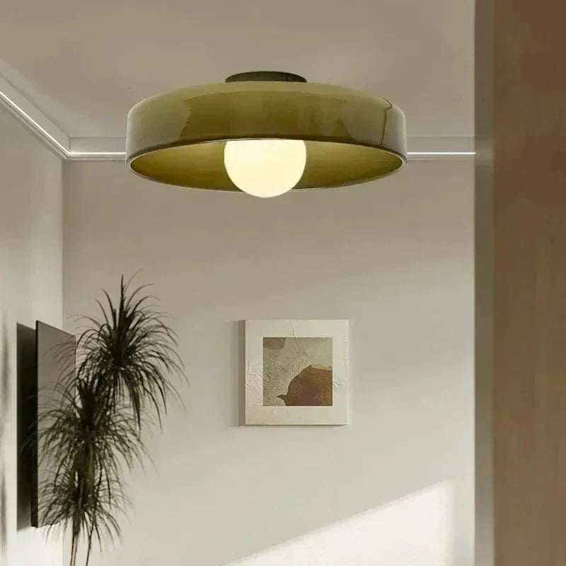 Glazen Plafondlamp met Scandinavisch Ontwerp – Sfeervolle Verlichting voor Elk Interieur