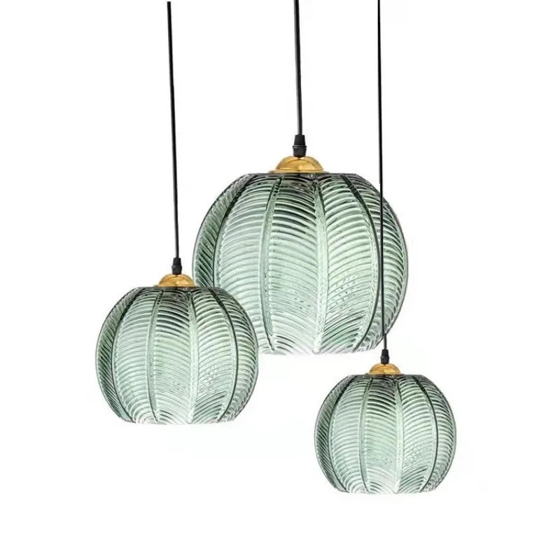 Hanglamp van Glas in de Vorm van een Bal