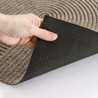 Nivara - 3D Groove Deurmat van Slijtvast Polyester met Antislip voor Binnen en Buiten