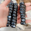 Zwarte Lodesteen Stenen | Magnetische getrommelde stenen voor Reiki en aardingsenergie.