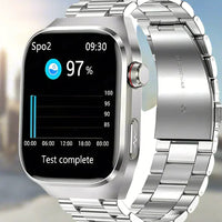 Unisex Smartwatch met ECG Gezondheidsmonitoring Bluetooth AMOLED Scherm