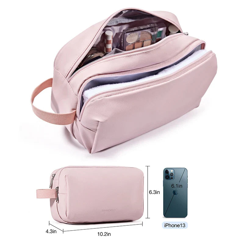 Kosmetixo Waterdichte Kosmetictas voor Dames & Heren | Lichte Toilettas in S/M/L | Reisaccessoires voor Verzorgingsproducten & Make-up | Unisex Reisorganizer