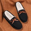 LuxeStep Elegante Moccasin Loafers | Chic strik-slippers met pluizige voering voor moeiteloze herfststijl en comfort