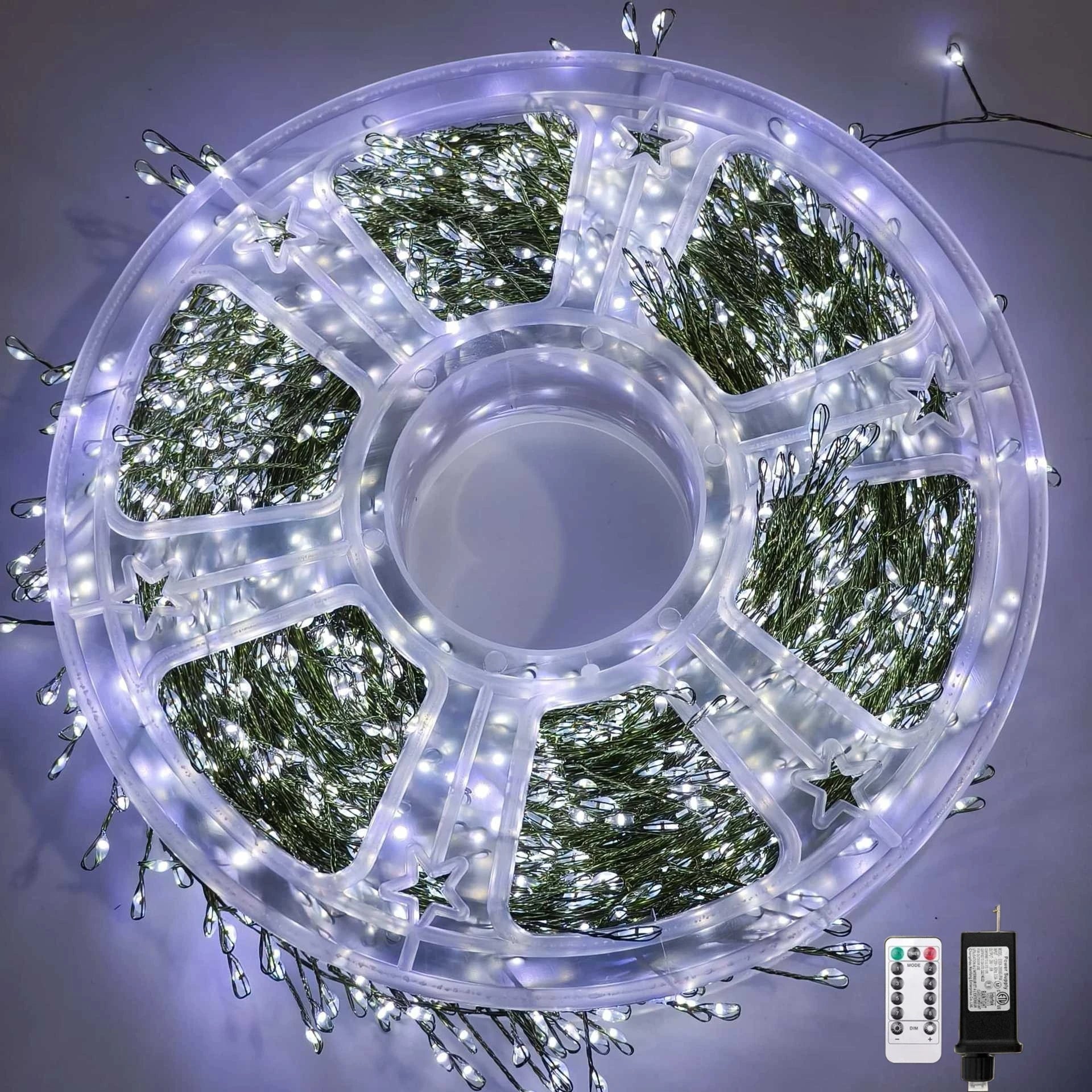 LED-Vuurwerk Lichtsnoer Ignisia | Met Afstandsbediening | 30–75 m | 900–2000 LEDs | IP65 Waterdicht | Voor Kerstmis, Halloween & Feesten