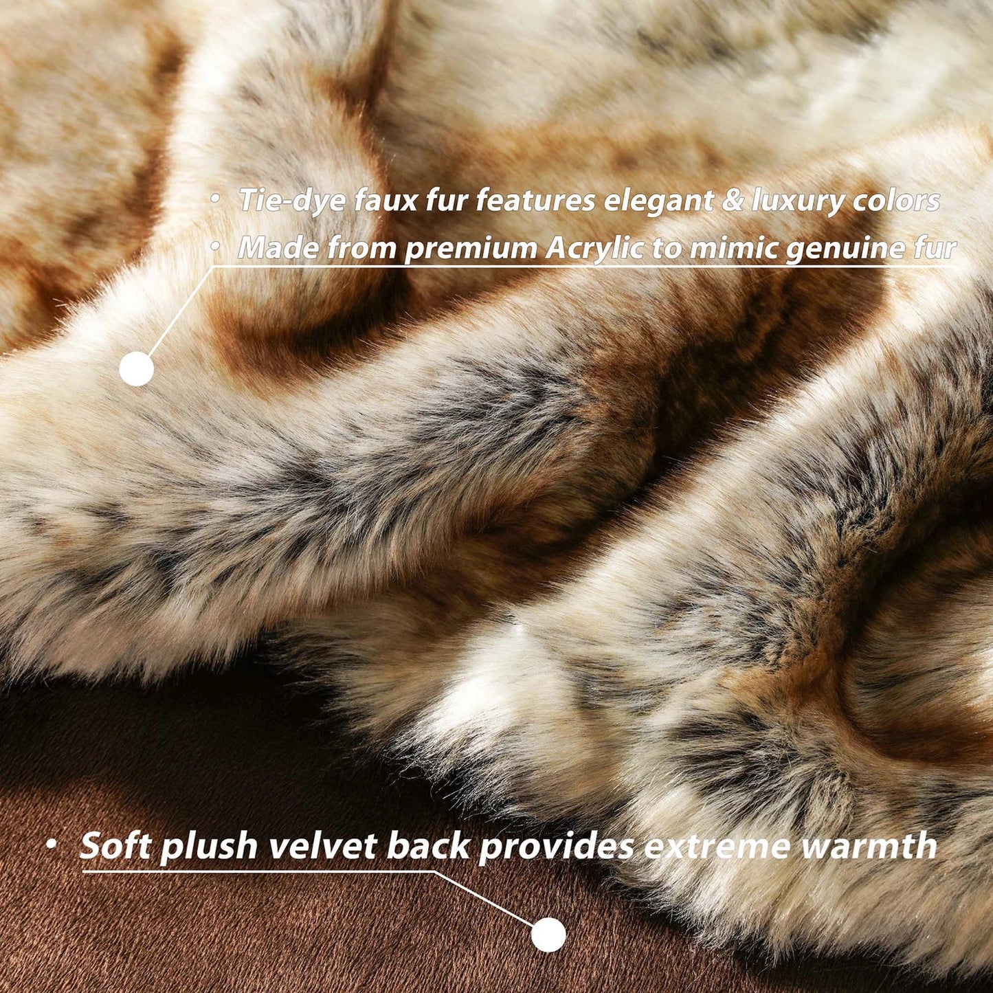 Luxueuze Kunstbont Deken | Zacht & Warm | Winter Plaid | Voor Bank & Slaapkamer