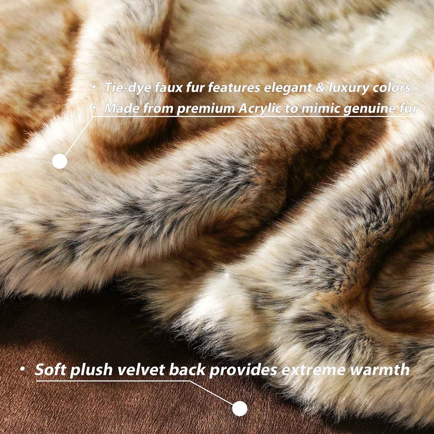 Luxueuze Kunstbont Deken | Zacht & Warm | Winter Plaid | Voor Bank & Slaapkamer