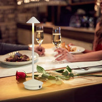 Oplaadbare Tafellamp Creatieve Eetkamer Touch Led Hotel Bar Koffie Pina Pro Tafellamp Lampada Da Tavolo Decoratieve Bureau Lamp