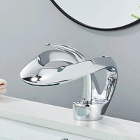 Wastafelmengkraan met watervaluitloop - Flowarc