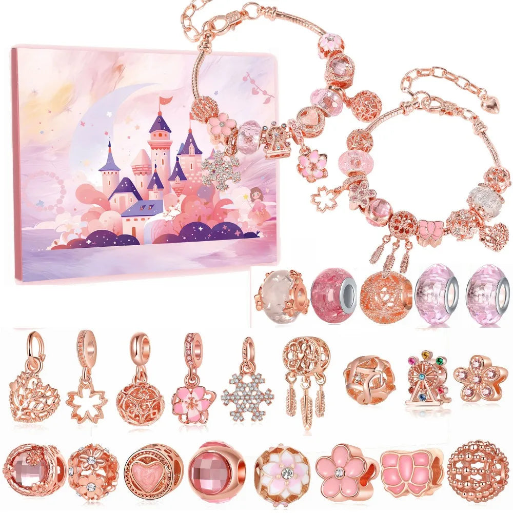 BraceletBloom DIY Sieraden Adventskalender (24/25 editie) | Tel af naar Kerstmis en geniet elke dag van een nieuwe feestelijke kraal