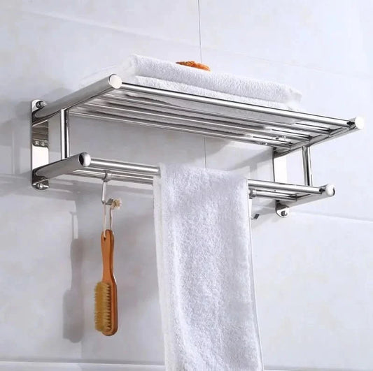 SteelRack RVS Handdoekenhouder – Ruimtebesparend & Stijlvol voor elke badkamer