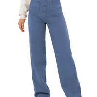 LuxeFit Chic Hoge Taille Casual Broek | Moeiteloos stijlvolle losse broek met elastische tailleband en functionele zakken voor ultiem comfort en veelzijdigheid in streetwear.