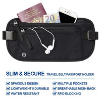 SafeTraveler Heuptas | RFID-bescherming | Verborgen veiligheidsvak | Voor dames & heren