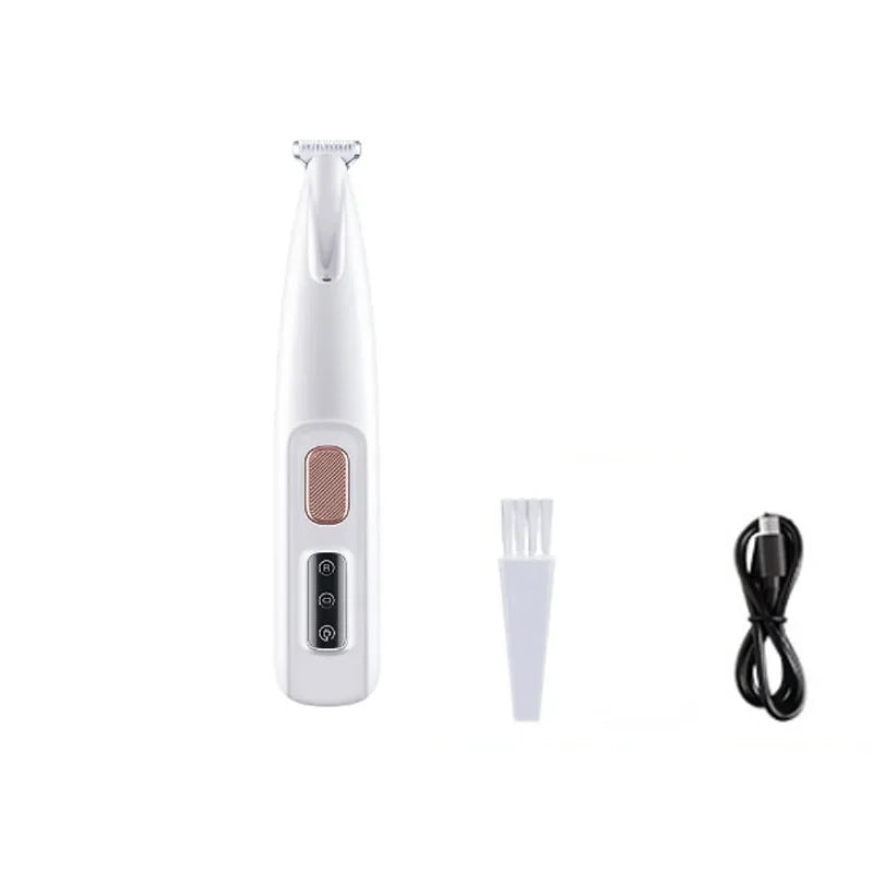LuxePaws LED Nageltrimmer | Waterdichte haartrimmer met LED-display en een breed mes van 18 mm voor professionele verzorging van huisdieren.