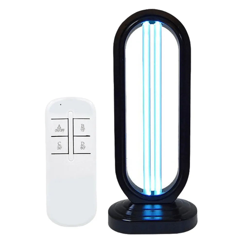 Purevia UV-C Desinfectielamp | 38W | Met Afstandsbediening & 3 Timer-instellingen | UV + Ozon | 41,5 × 18 cm