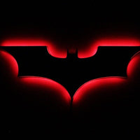 Batman LED Wandlamp met Draadloze Afstandsbediening en Kleurverandering