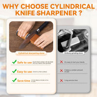 SharpEdge Pro – Professionele messenslijper met diamantcoating voor precieze scherpte