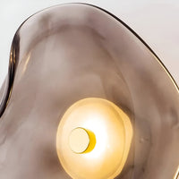 Nordic Gebogen Glas Japandi Stijl Glas LED Wandlamp