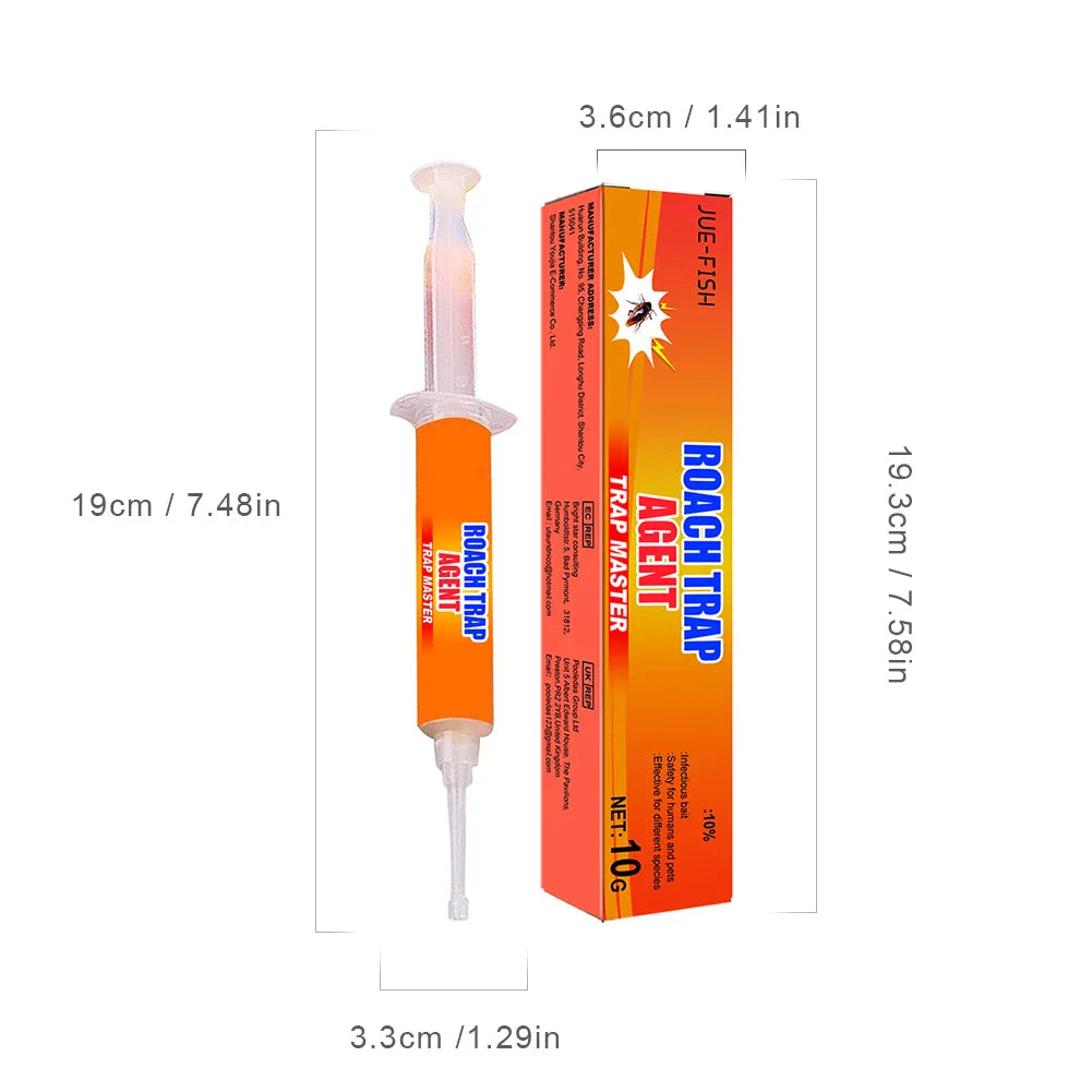 Exora Gel - Kakkerlakkengel Lokmiddel met Natuurlijke Ingrediënten voor Binnengebruik