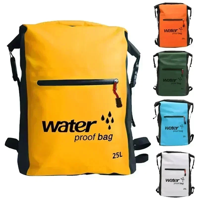 Waterdichte Rugzak AquaDryX 25L | Drijvende Packsack | Rolltop & Ademend | Ideaal voor Kajakken, Trekking & Buitenactiviteiten