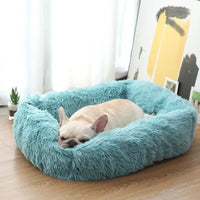 FurHaven Deluxe Dog Lounger | Lang pluche, wasbaar bed voor honden en katten