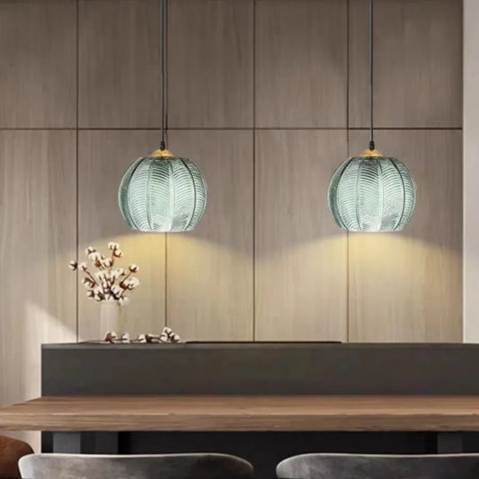 Hanglamp van Glas in de Vorm van een Bal