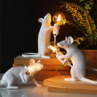 LumiMaus LED Tafellamp | Moderne Art Deco muislamp voor sfeervolle verlichting