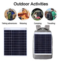 Draagbaar Zonnepaneel SOLVION Charge 100W | 5V | Dual USB | Waterdicht | Buiten & Kamperen