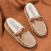 LuxeStep Elegante Moccasin Loafers | Chic strik-slippers met pluizige voering voor moeiteloze herfststijl en comfort