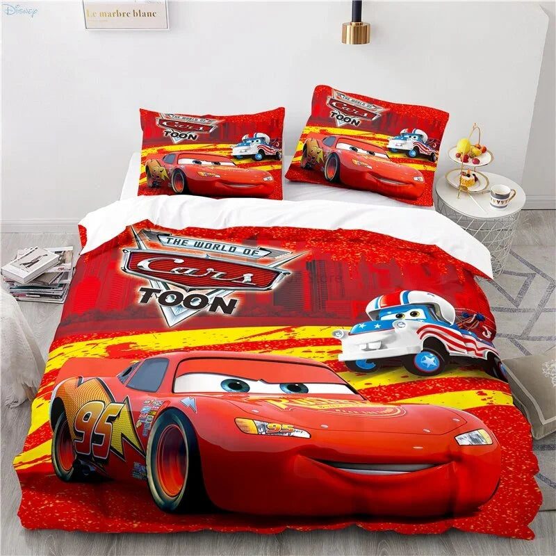 Cars Lightning McQueen Dekbedovertrek Set – Leuke en Comfortabele Set voor Kinderen
