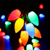 LumiBerry LED Kerstlichtjes C7 | Vintage Aardbei-Design | Afstandsbediening & Timer | Binnen & Buiten
