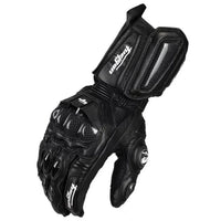 Motorrijhandschoenen RidePro Carbon | Wind- & Waterdicht | Touchscreen-geschikt | Echte Lederen Beschermers | Voor Zomer & Winter