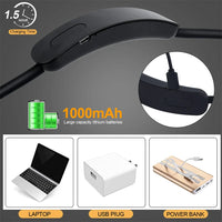 LED Nackenlampe LumiNeck | USB oplaadbaar | 3 lichtkleuren & traploos dimbaar | Flexibel & Draagbaar