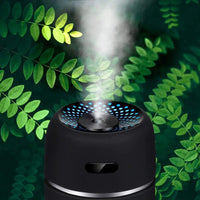 AromaLux Mini Luchtbevochtiger | Elegante USB-bevochtiger met 7 LED-kleuren voor een ontspannende sfeer in huis, op kantoor of in hotelomgevingen.