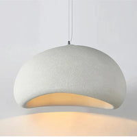 Hangende LED plafondlamp in wabi-sabi stijl