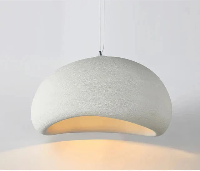 Hangende LED plafondlamp in wabi-sabi stijl