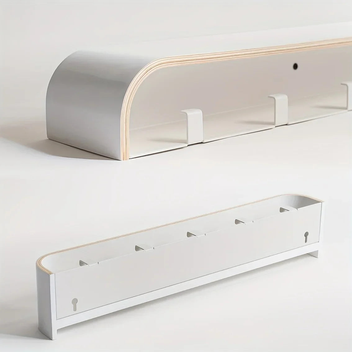 NordicHide Wandgarderobe met Plank & Verborgen Haken, 52,7 cm