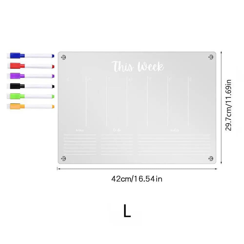 LuxPlanner | Doorzichtig magnetisch planbord