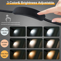 LED Nackenlampe LumiNeck | USB oplaadbaar | 3 lichtkleuren & traploos dimbaar | Flexibel & Draagbaar