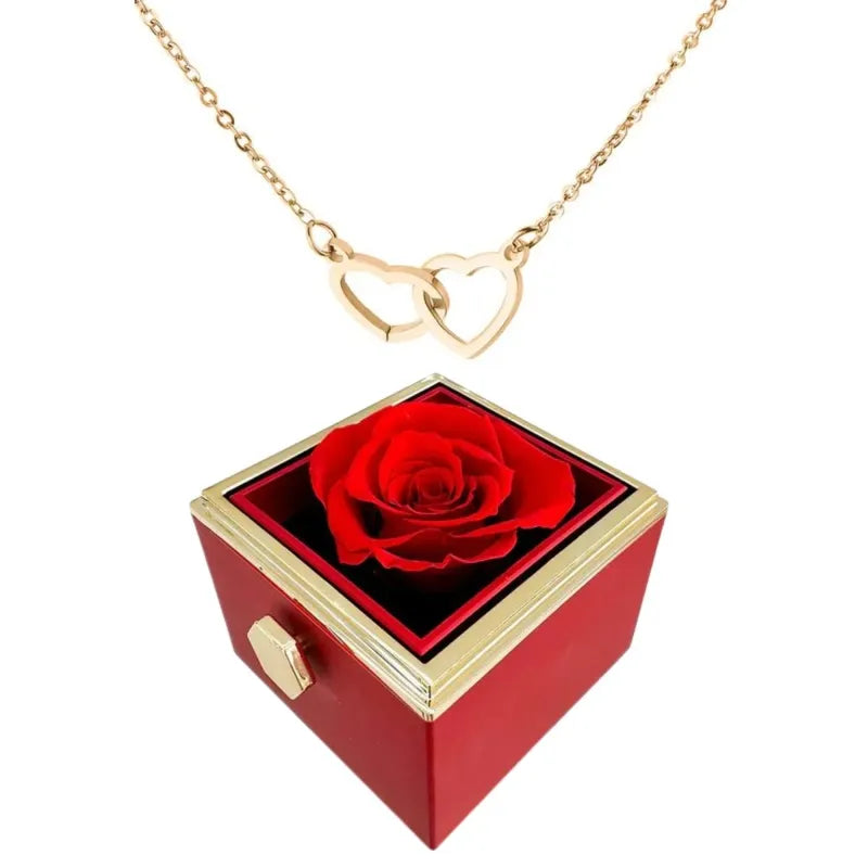 Hart Hanger Met Rotating Roos Cadeaubox