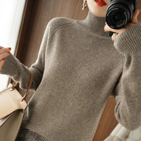 LuxeMerino Classic Mock Neck Sweater | Exquise merinowollen pullover voor ultieme warmte en zachtheid deze herfst en winter