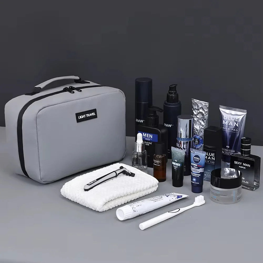 Packvard Heren Toilettas Reis | 24×16×11 cm | Waterafstotend & Scheurvast | Met Handvat & Veel Opbergruimte