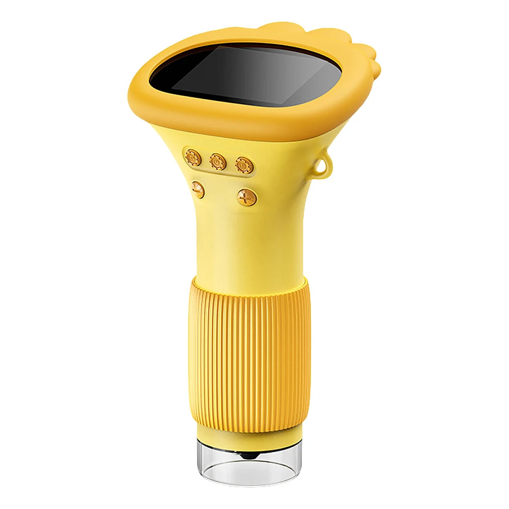 OptiLux Elite Pocket Microscoop | 1000X vergroting met een 2-inch IPS-scherm en 8 LED-lampjes voor verbeterde verkenning en ontdekking onderweg.